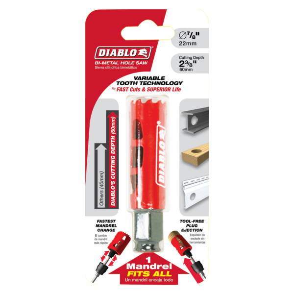 7/8" Bi-Metal Hole Saw - Image 2