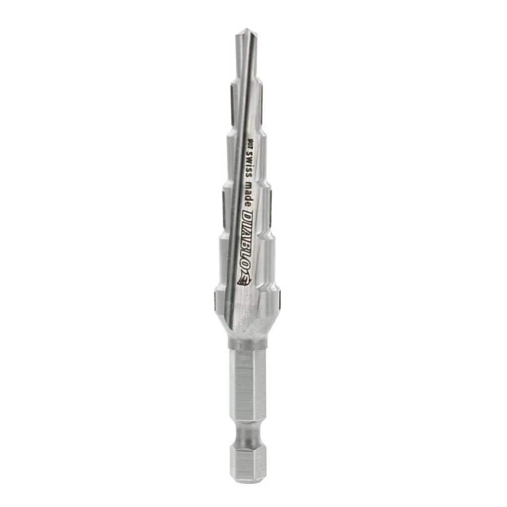 1/4" - 1/2" Impact Step Drill Bit (6 Steps)