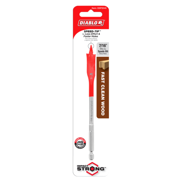 7/16" x 6" Spade Bit for Wood - Image 2