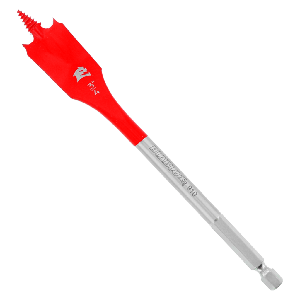 3/4" x 6" Spade Bits for Wood (2-Pack)