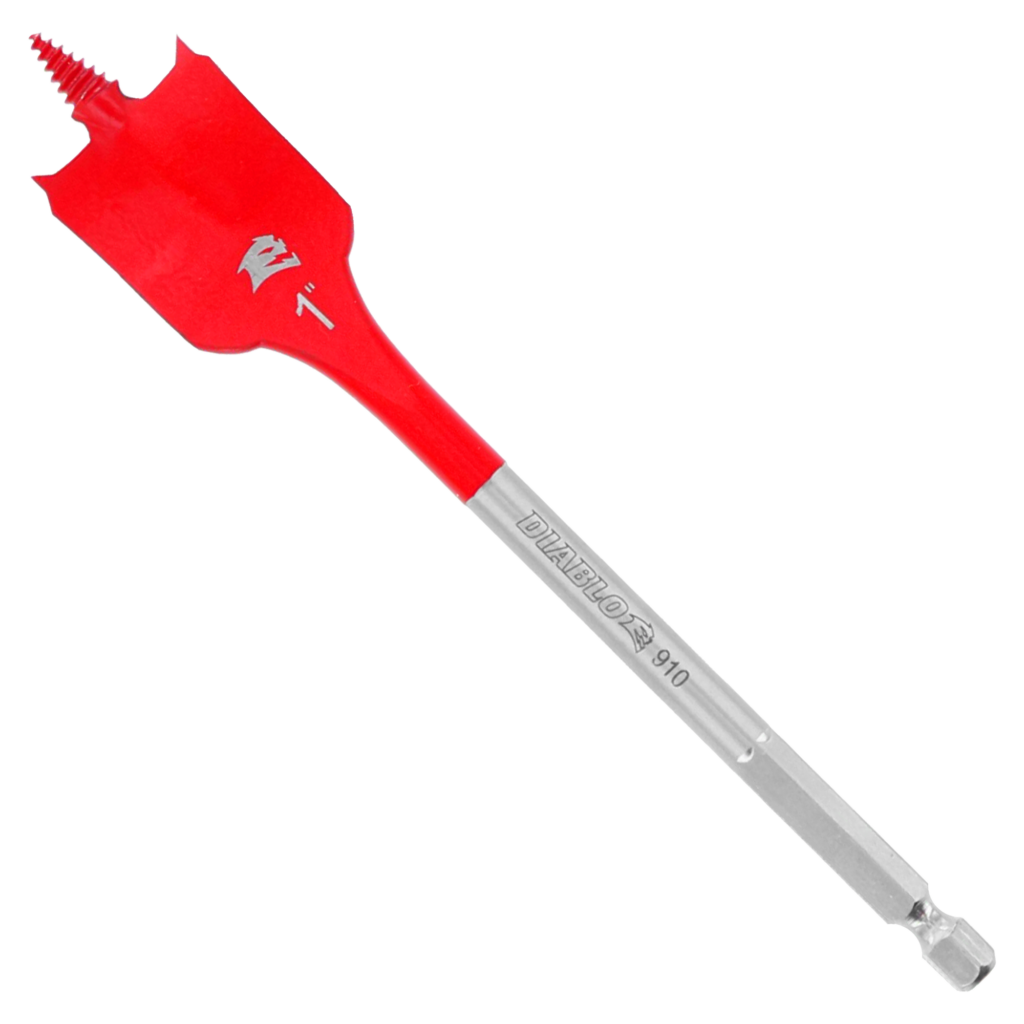 1" x 6" Spade Bits for Wood (2-Pack)