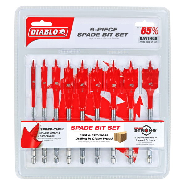 9 pc Spade Bit Set (9-Piece) - Image 2