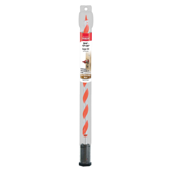 3/4" x 17-1/2" Auger Bit for Wood & Nail-Embedded Wood - Image 2