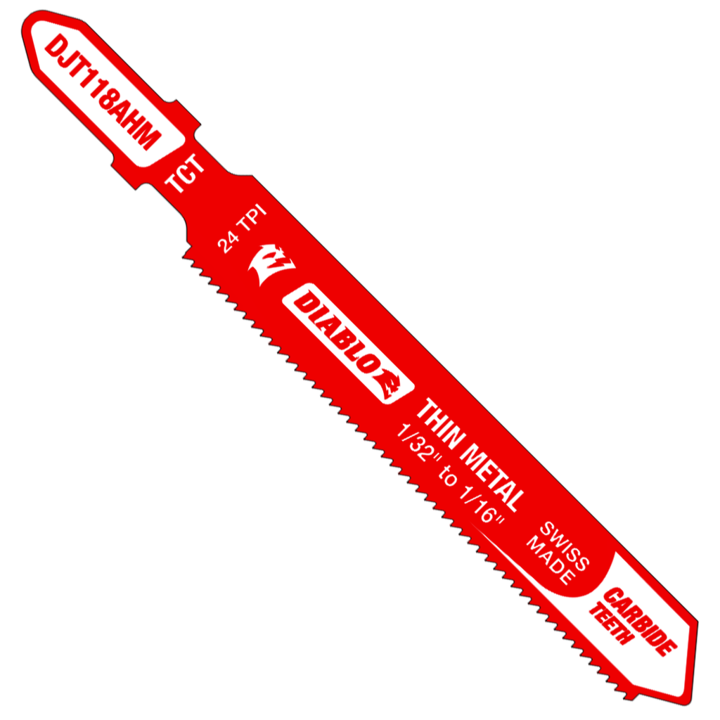 3-1/4" 24TPI Carbide Jig Saw Blade for Thin Metal