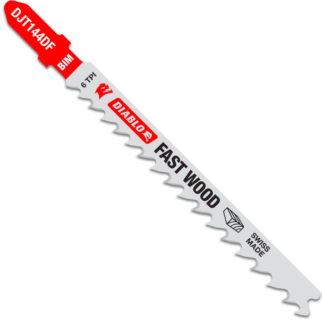 4" 6TPI Bi-Metal Jig Saw Blades for Wood (5-Pack)