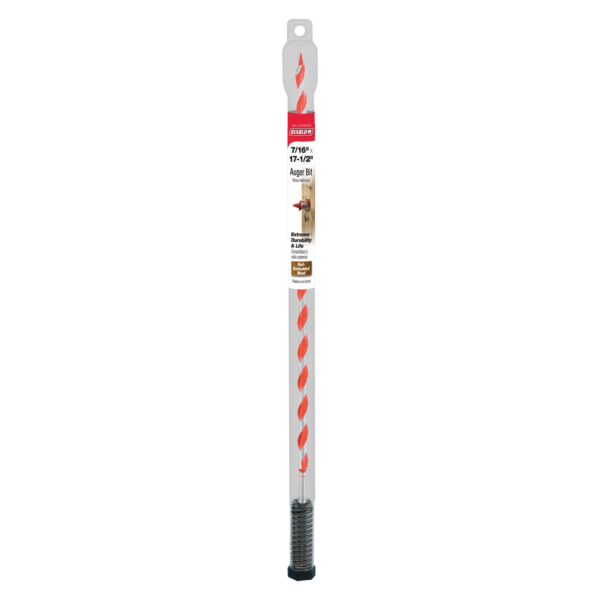 7/16" x 17-1/2" Auger Bit for Wood & Nail-Embedded Wood - Image 2
