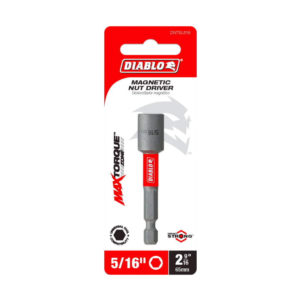 5/16" x 2-9/16" Magnetic Nut Driver