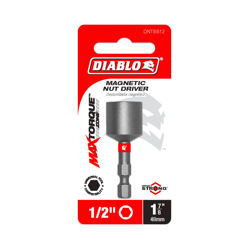 1/2" x 1-7/8" Magnetic Nut Driver