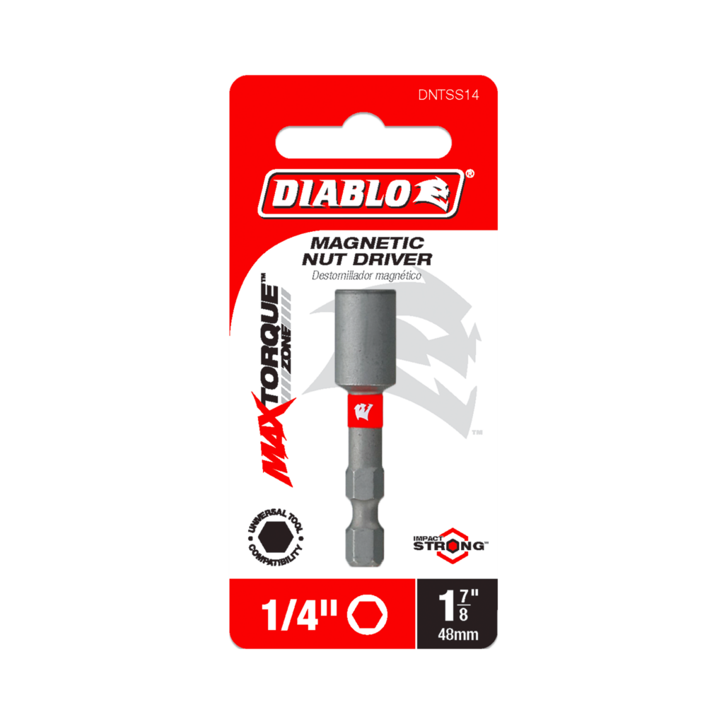 1/4" x 1-7/8" Magnetic Nut Driver