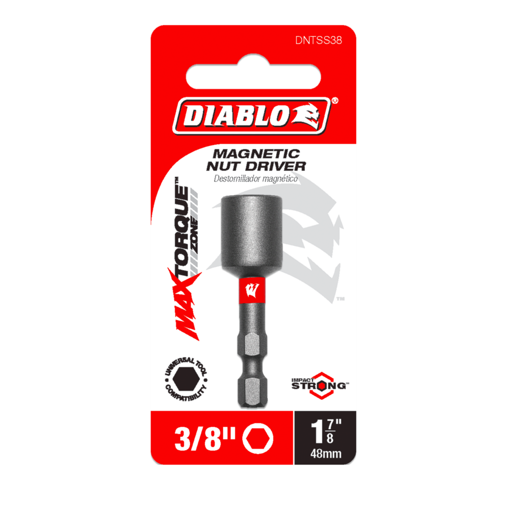 3/8" x 1-7/8" Magnetic Nut Driver