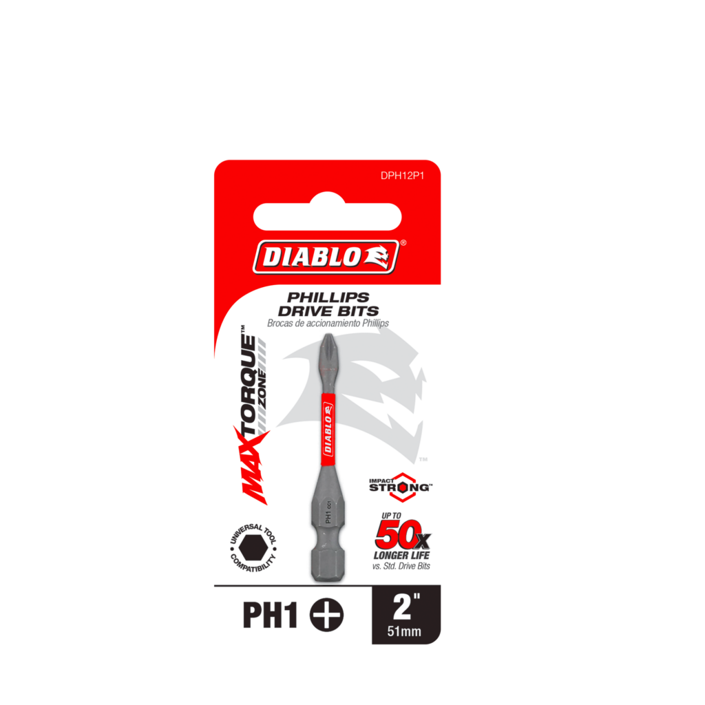 2" #1 Phillips Drive Bit