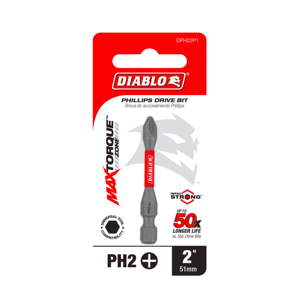 2" #2 Phillips Drive Bit