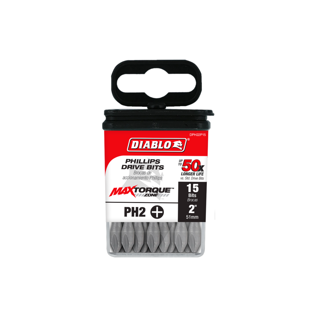 2" #2 Phillips Drive Bits (15-Pack)