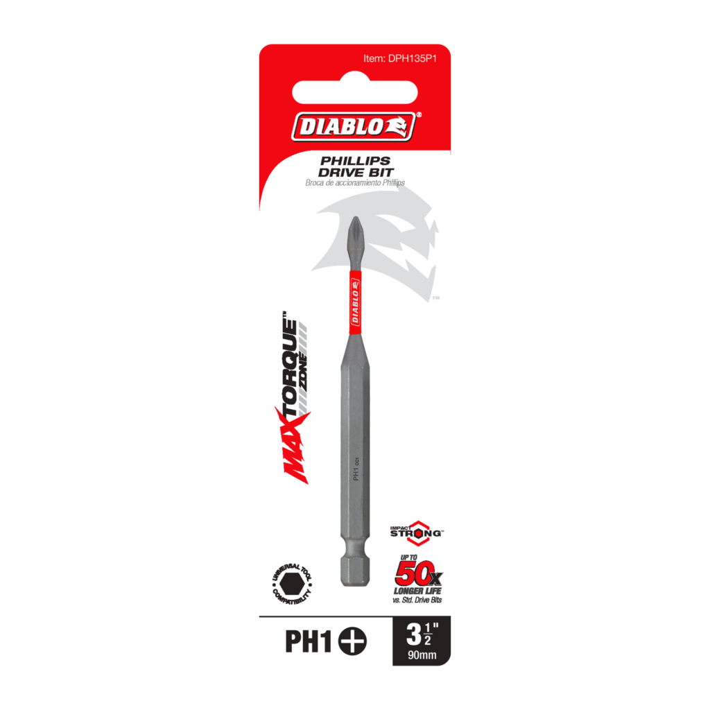 3-1/2" #2 Phillips Drive Bit