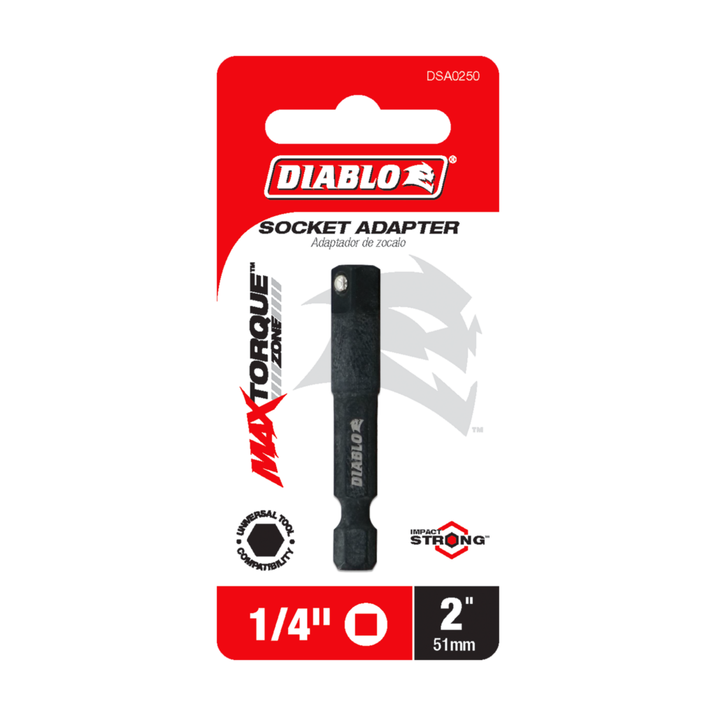 1/4" Hex to 1/4" Square Socket Adapter
