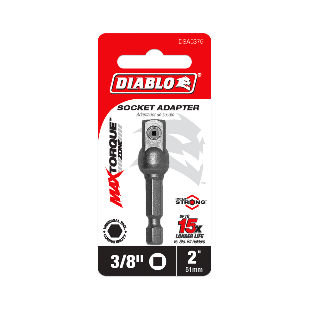 1/4" Hex to 3/8" Square Socket Adapter