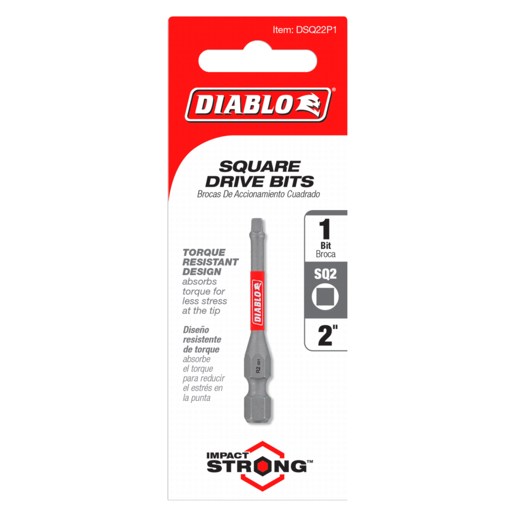 2"#2 Square Drive Bit