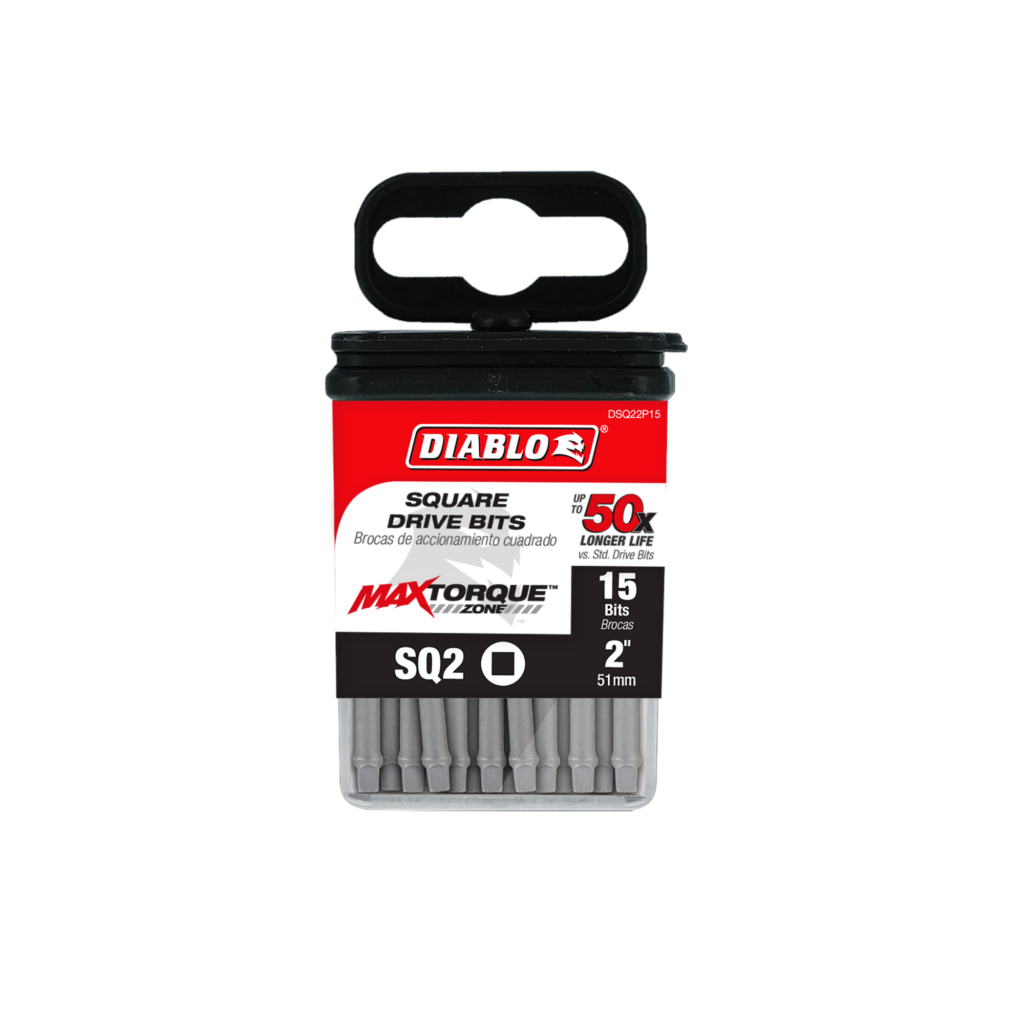 2" #2 Square Drive Bits (15-Pack)