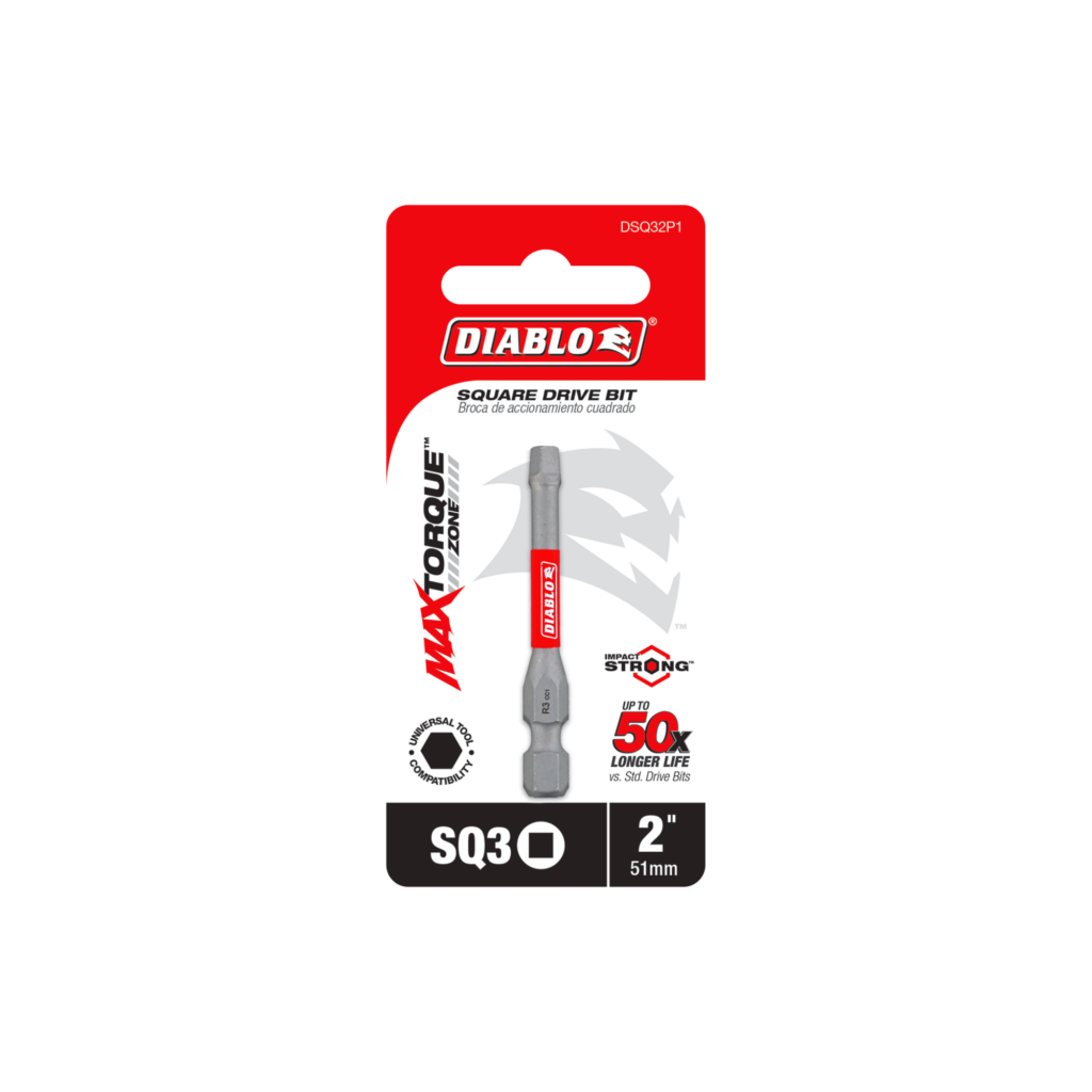 2" #3 Square Drive Bit