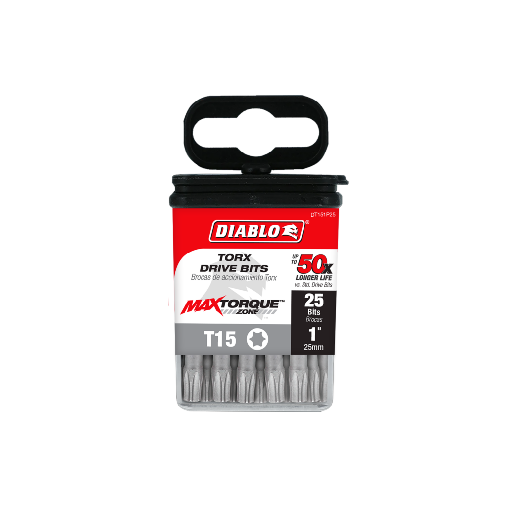 1" #15 Torx Drive Bits (25-Pack)