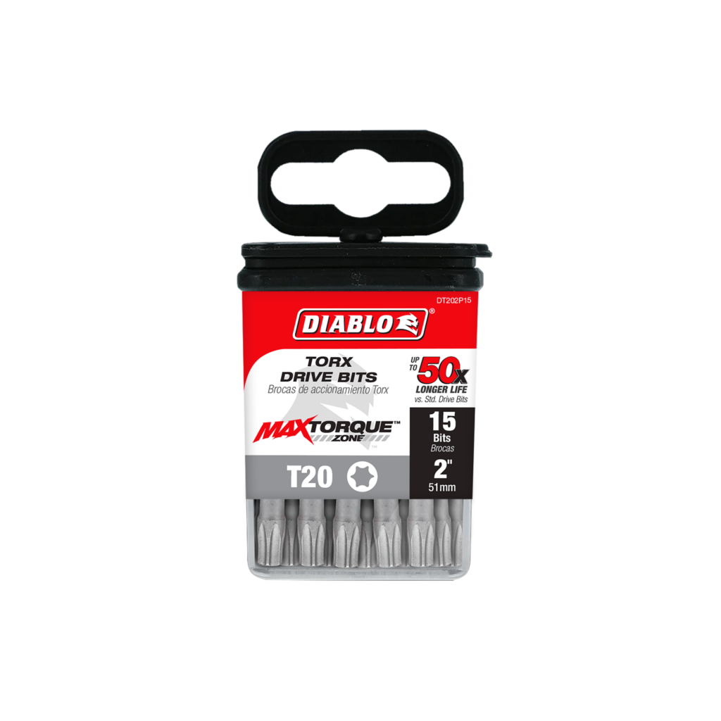 2" #20 Torx Drive Bits (15-Pack)