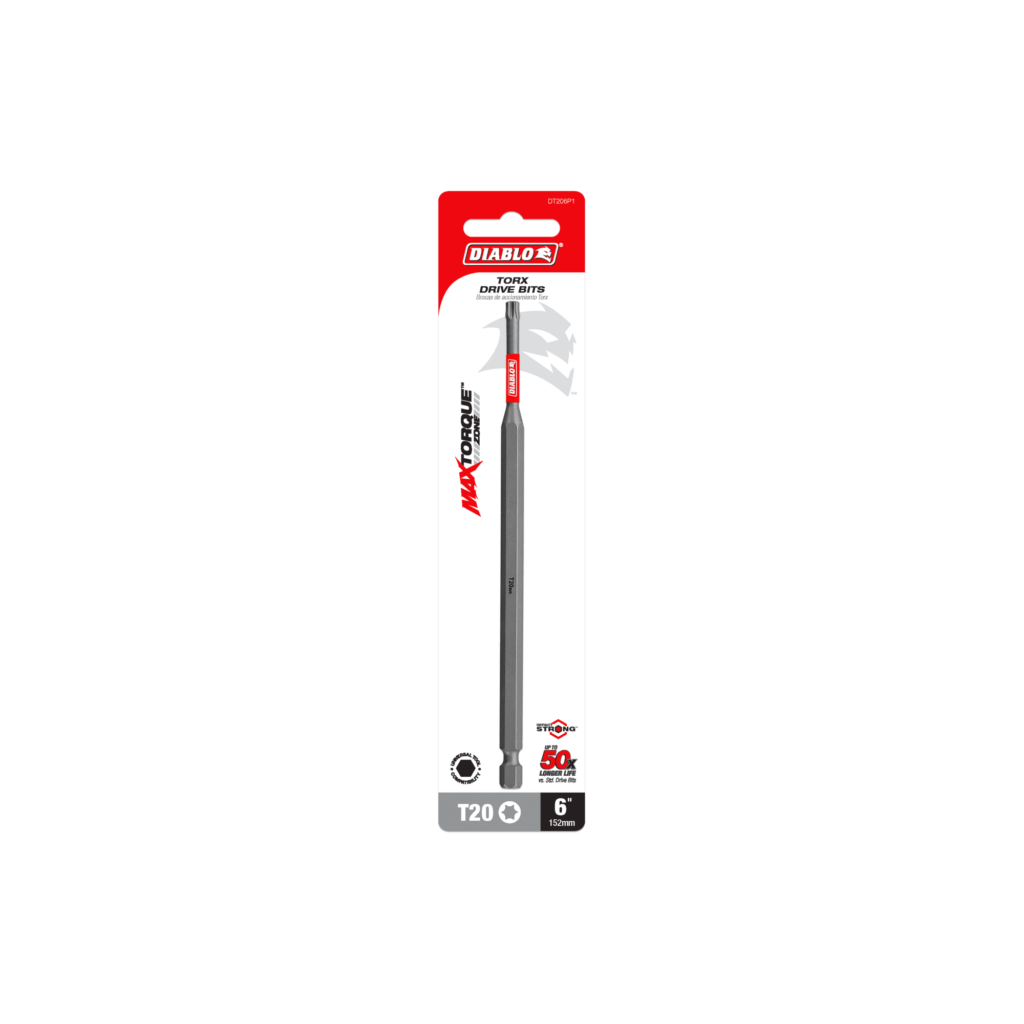 6" #20 Torx Drive Bit