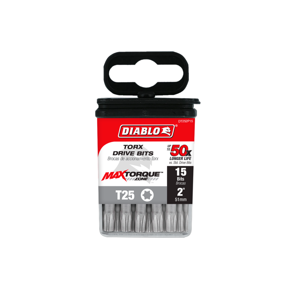 2" #25 Torx Drive Bits (15-Pack)