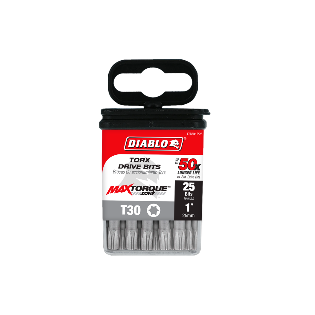 1" #30 Torx Drive Bits (25-Pack)