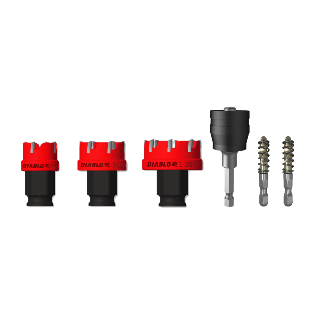 6 pc Steel Demon™ Carbide Teeth Hole Cutter Set (6-Pieces)