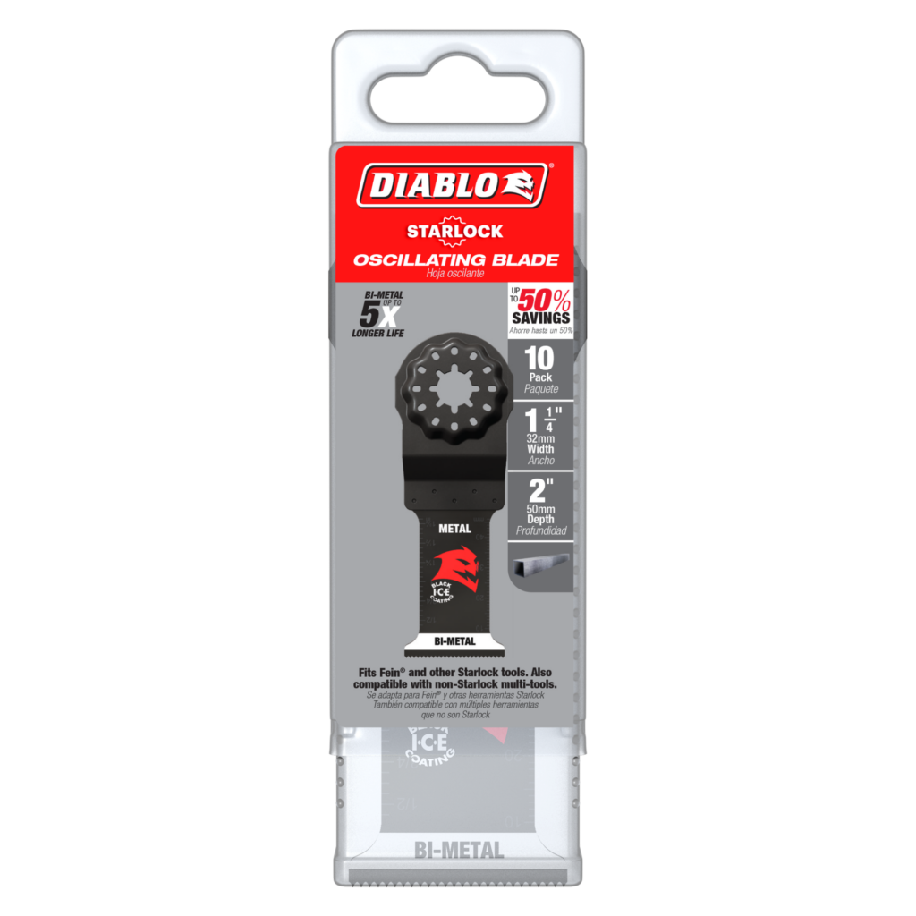 1-1/4" Steel Demon™ Starlock Bi-Metal Oscillating Blades for Metal (10-Pack)