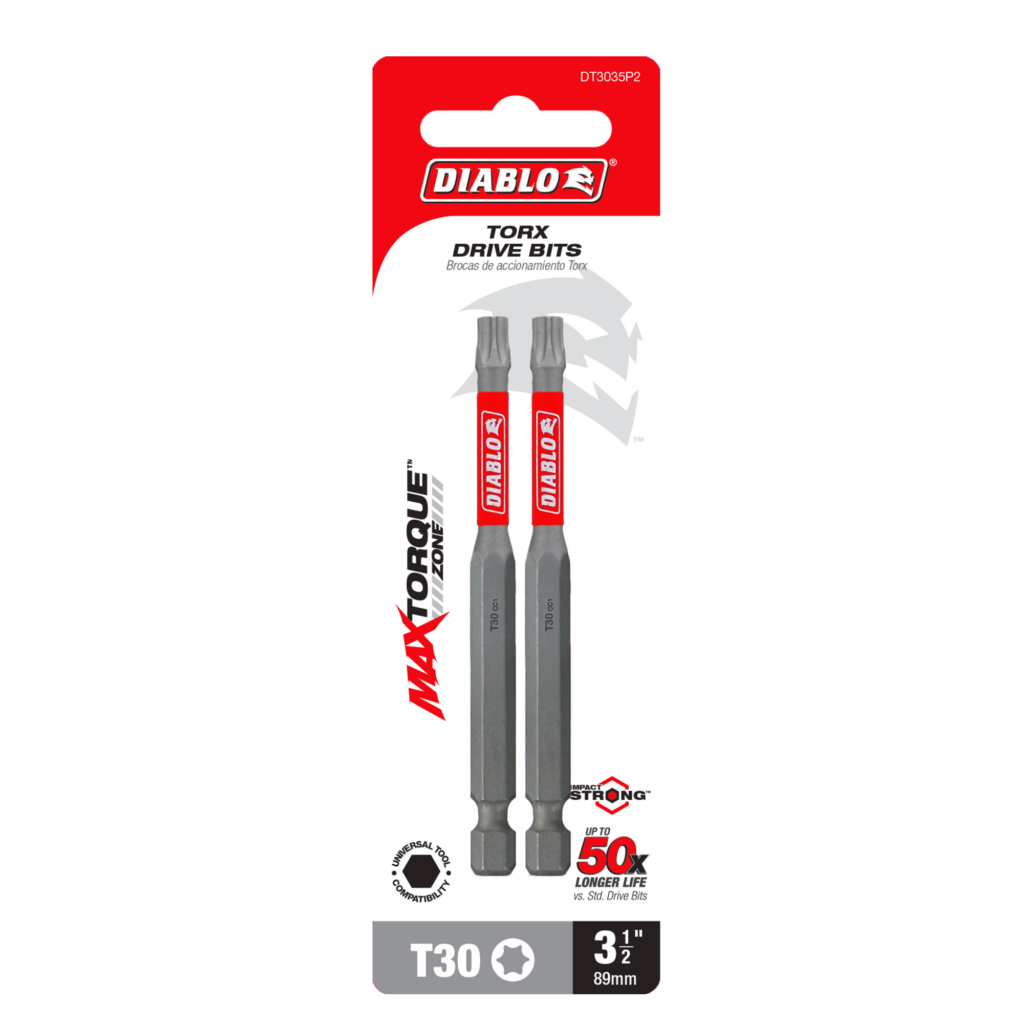3-1/2" #30 Torx Drive Bit (2-Pack)
