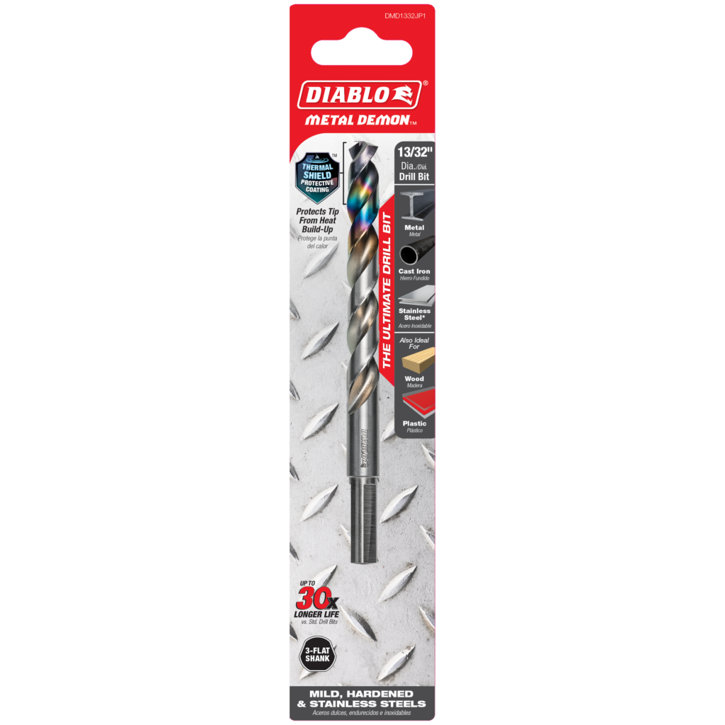 13/32" Metal Demon™ Drill Bit for Mild, Hardened and Stainless Steels