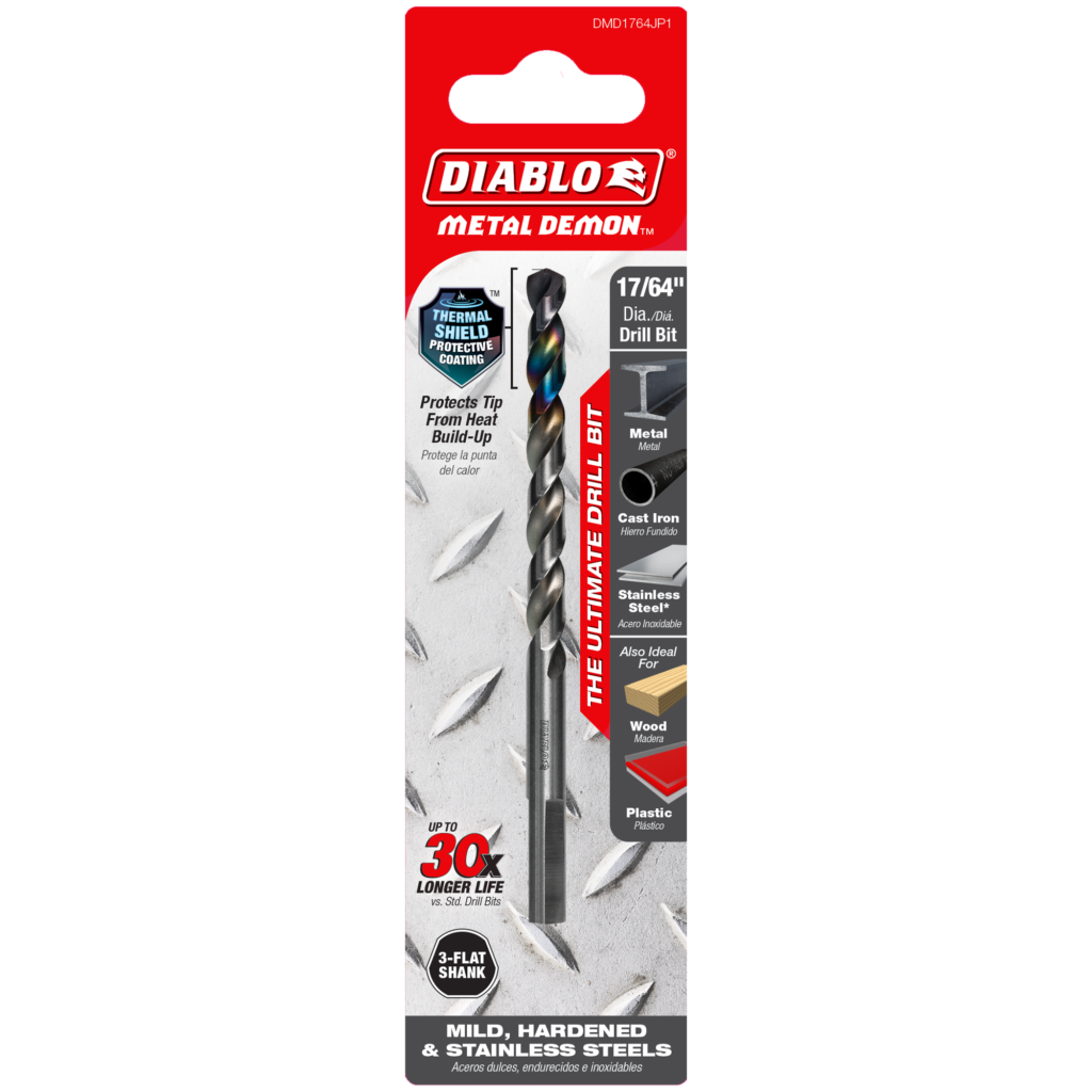 17/64" Metal Demon™ Drill Bit for Mild, Hardened and Stainless Steels