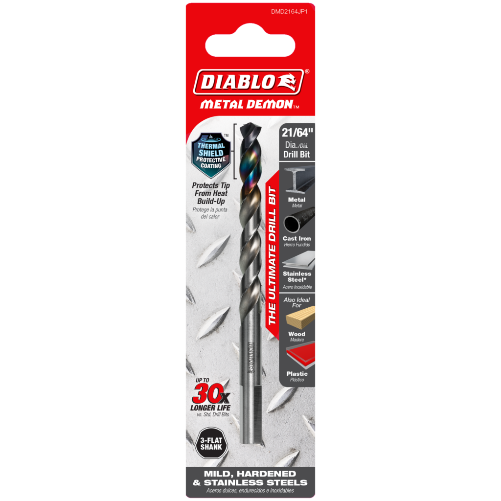 21/64" Metal Demon™ Drill Bit for Mild, Hardened and Stainless Steels