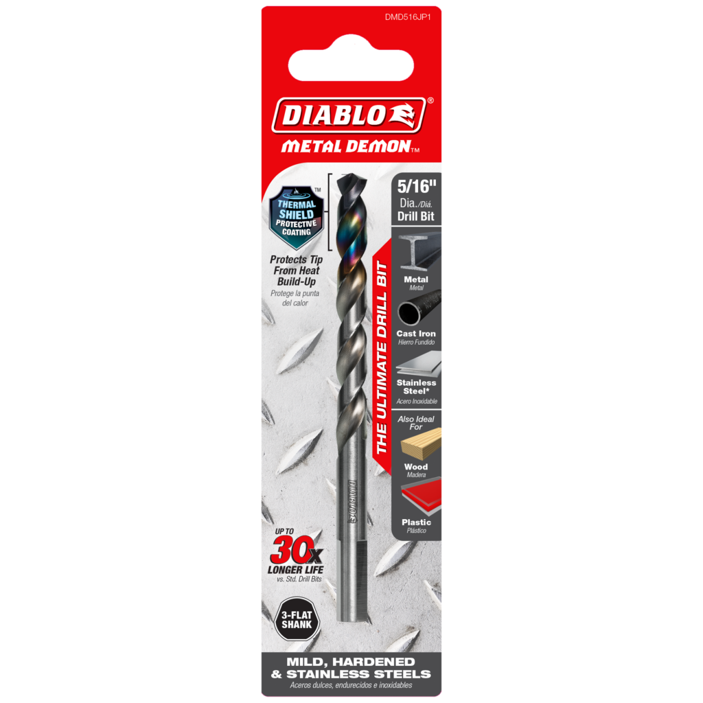 5/16" Metal Demon™ Drill Bit for Mild, Hardened and Stainless Steels