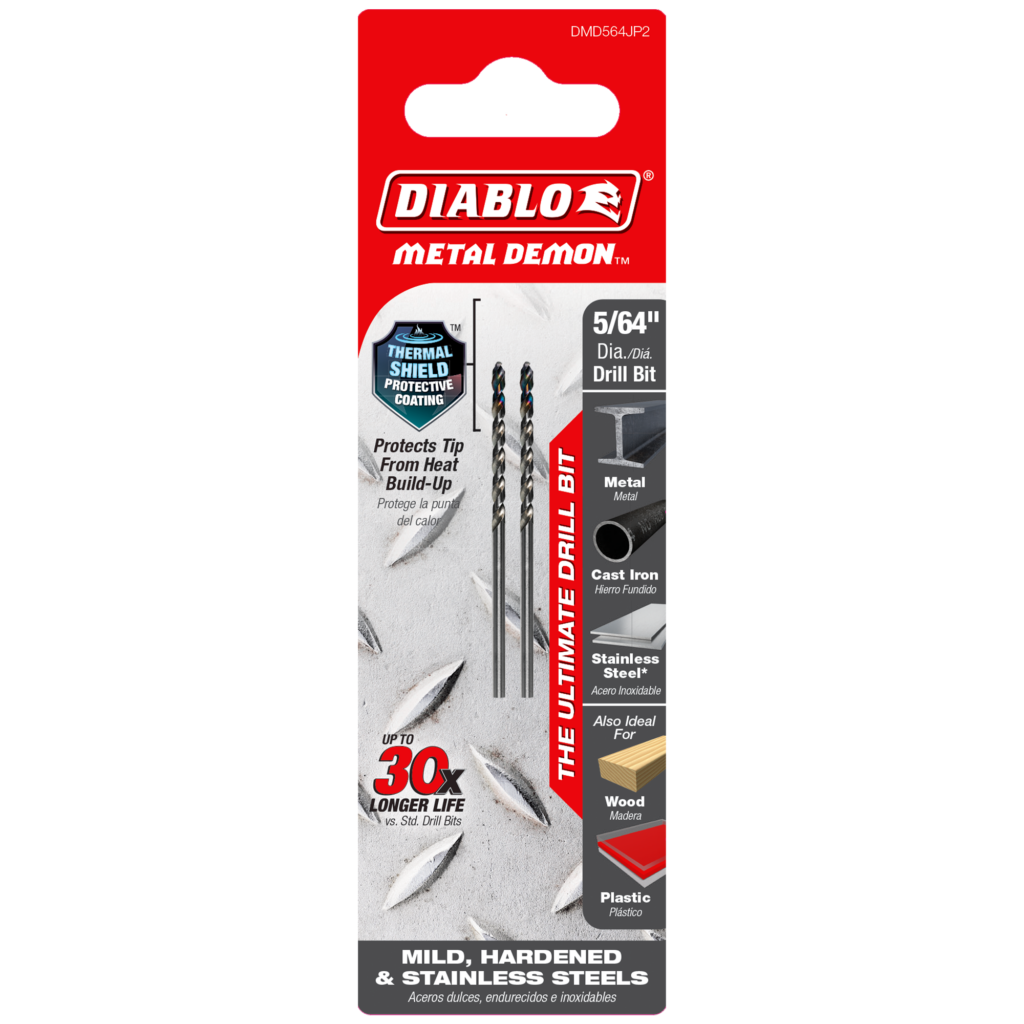 5/64" Metal Demon™ Drill Bits for Mild, Hardened and Stainless Steels (2-Pack)