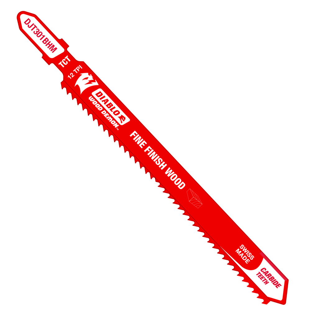 4-5/8" 12TPI Wood Demon™ Carbide Teeth Jig Saw Blade for Fine Finish Wood