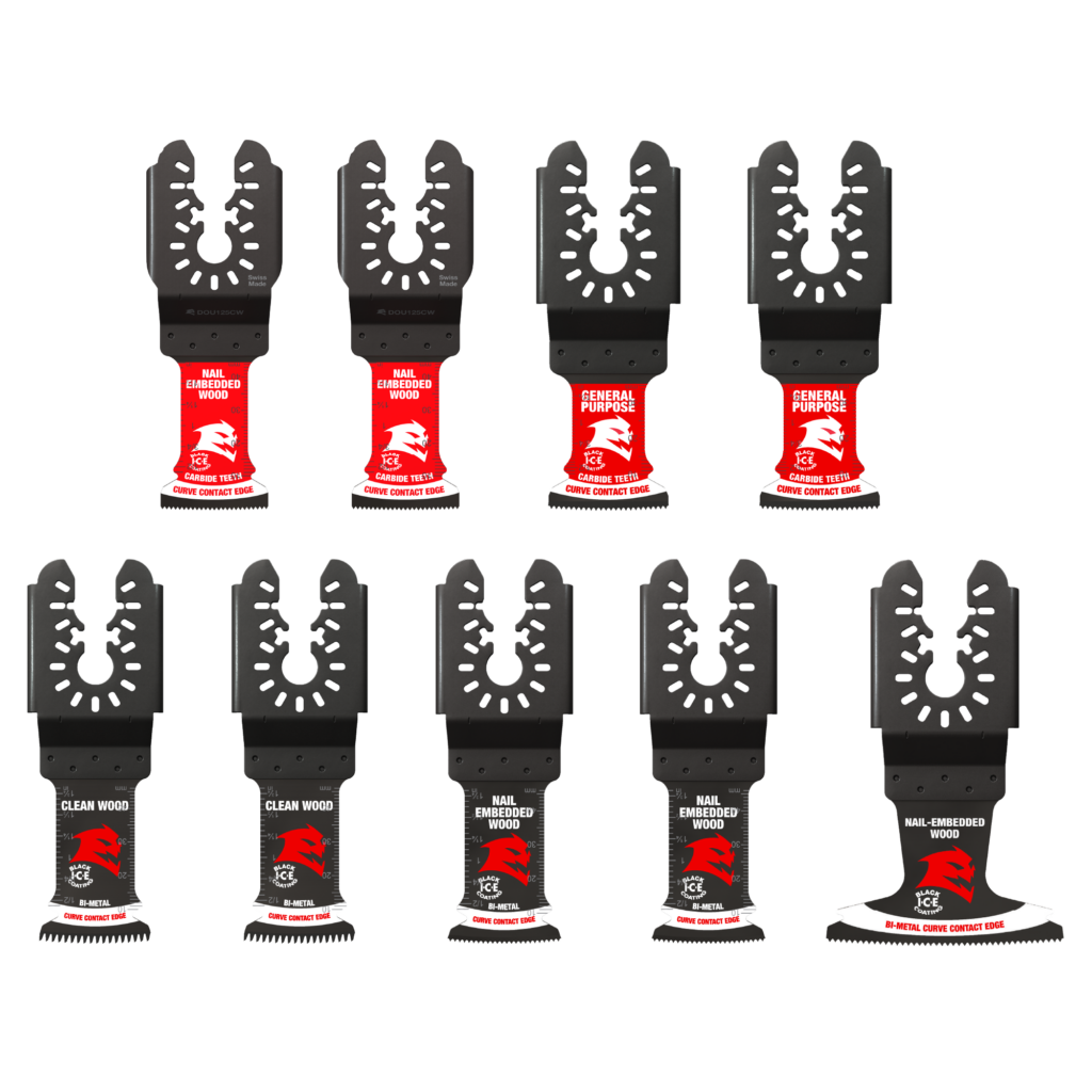 9 pc Universal Fit General Purpose Oscillating Blade Set (9-Piece)