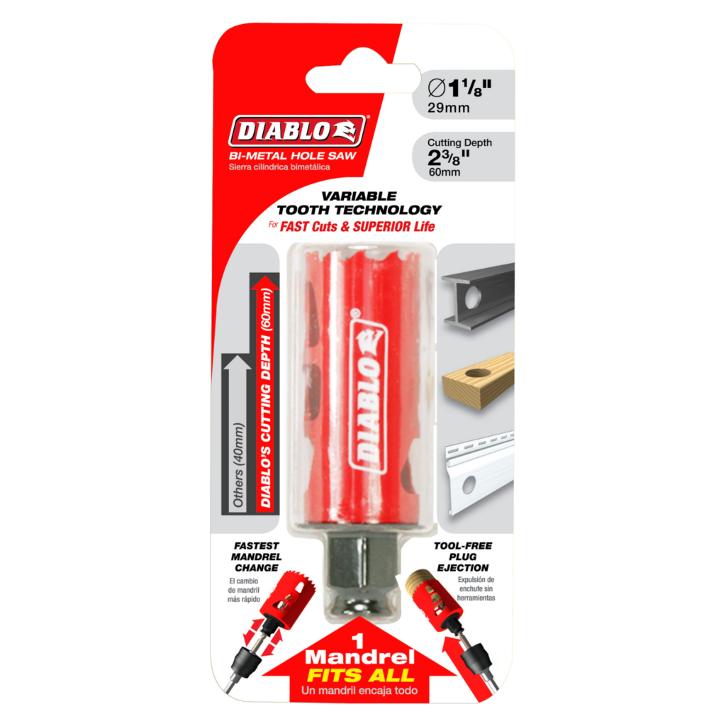 1-1/8" Bi-Metal Hole Saw