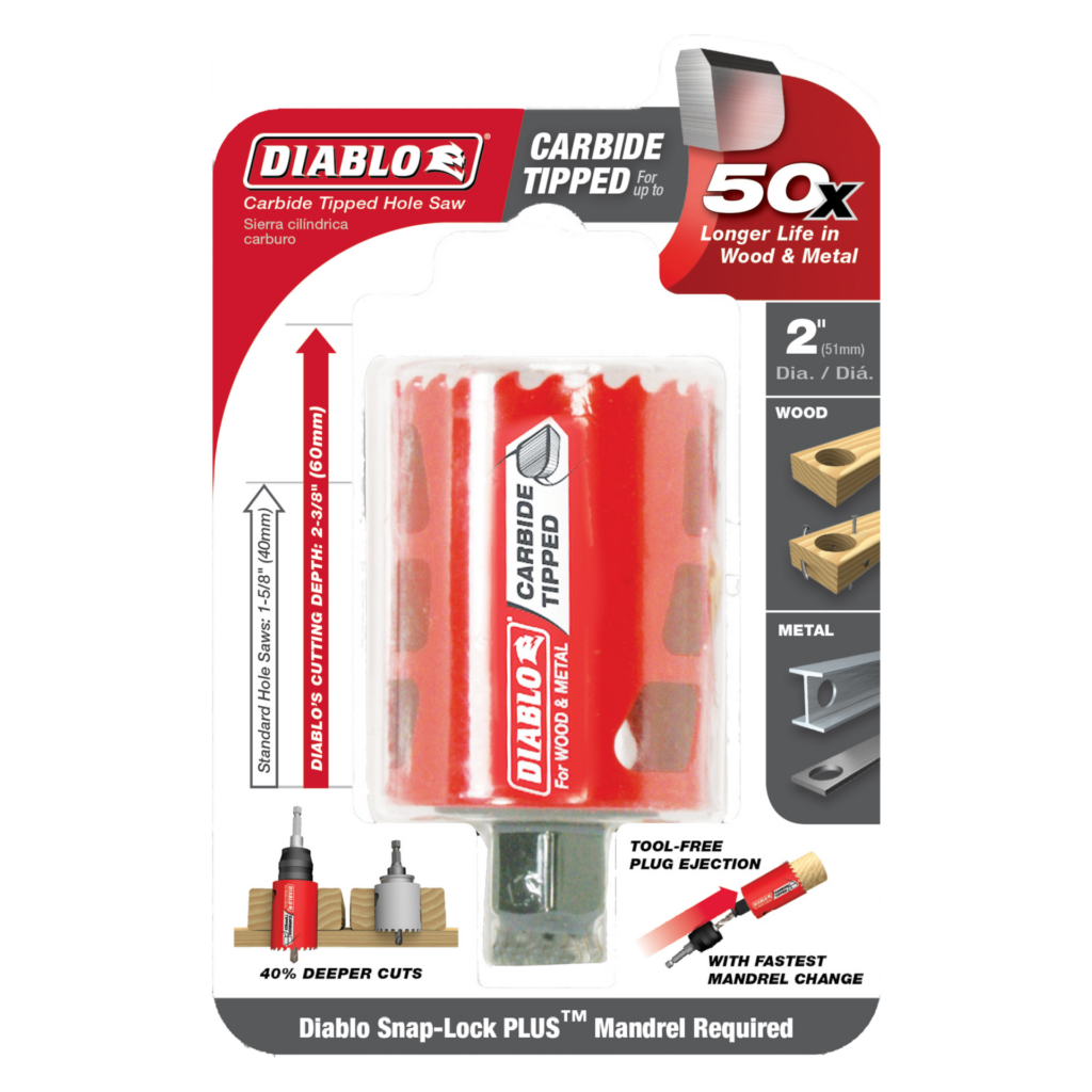 2" Carbide Teeth Hole Saw for Wood and Metal