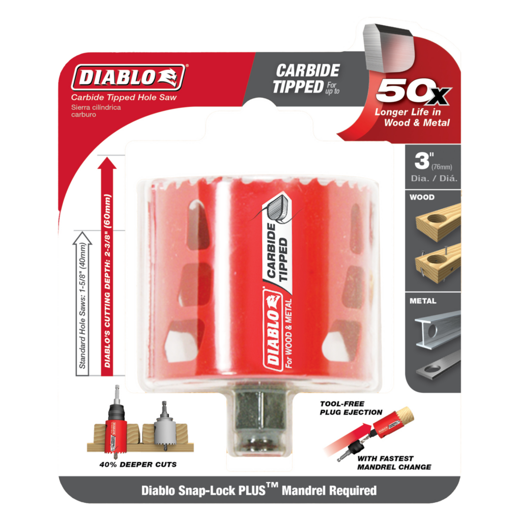 3" Carbide Teeth Hole Saw for Wood and Metal