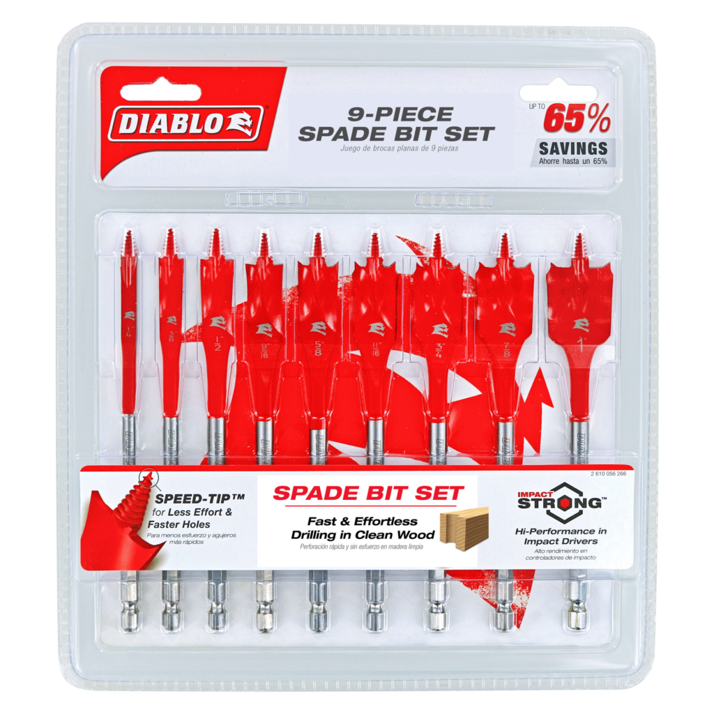 9 pc Spade Bit Set (9-Piece)