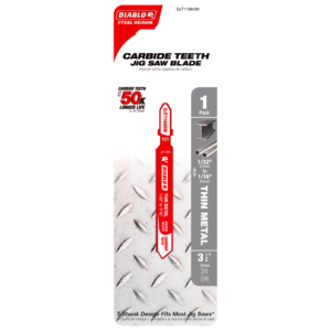 3-1/4" 24TPI Carbide Jig Saw Blade for Thin Metal