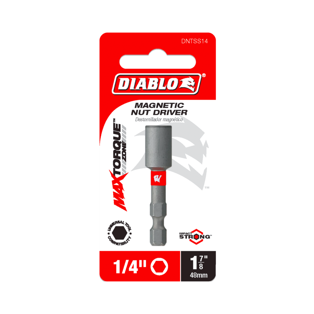 1/4" x 1-7/8" Magnetic Nut Driver