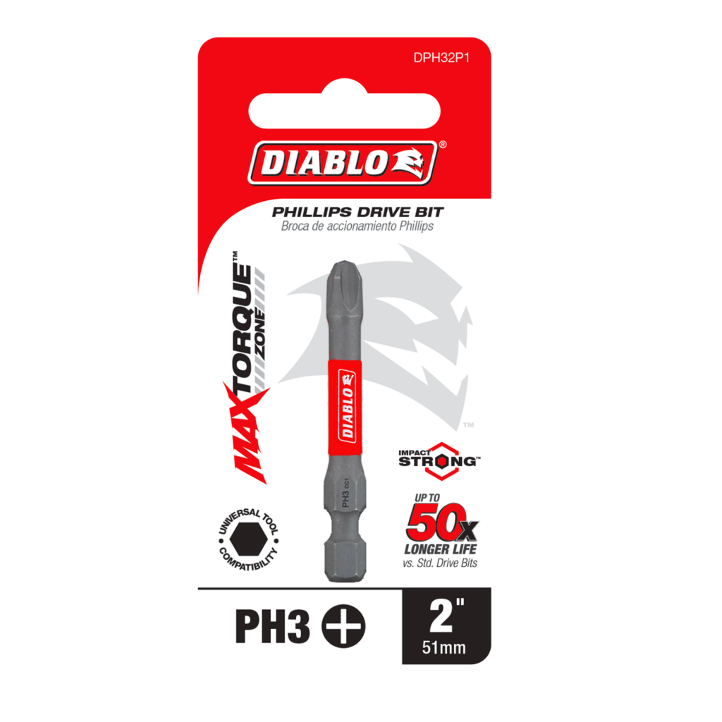 2" #3 Phillips Drive Bit
