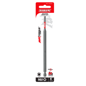 6" #2 Square Drive Bit