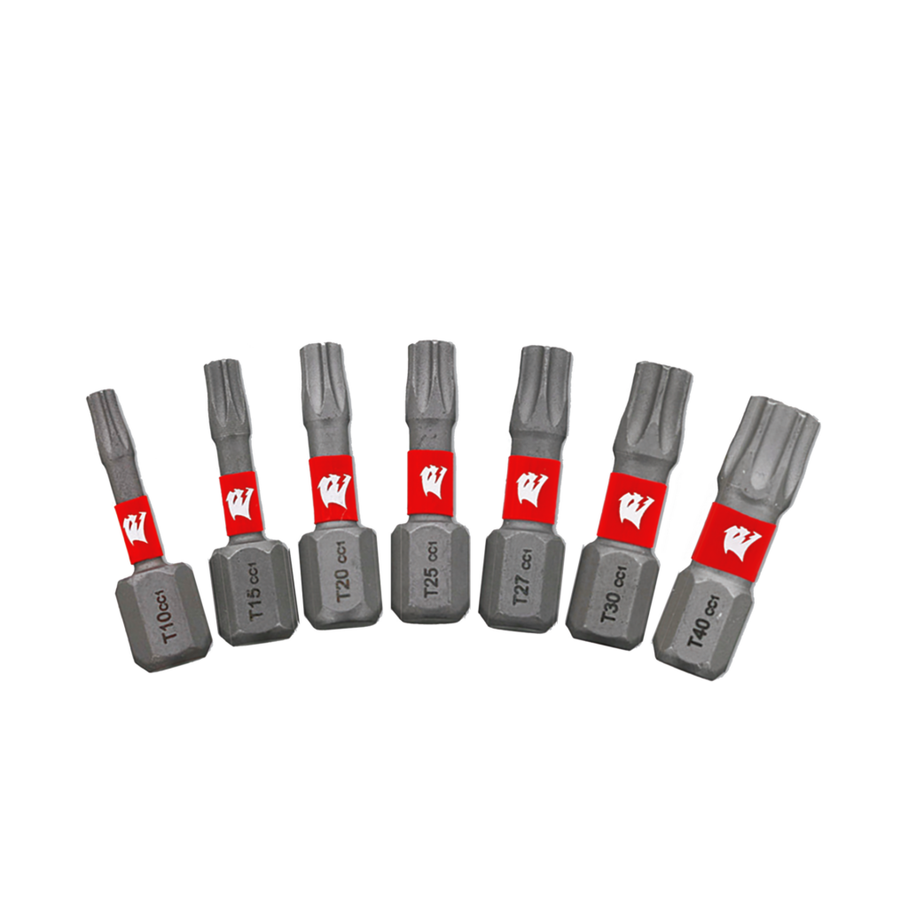 Assorted 1" Torx Drive Bits (7-Piece)