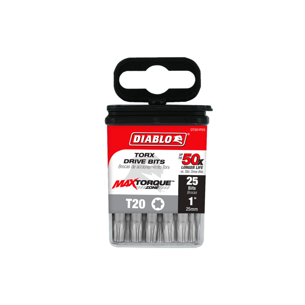1" #20 Torx Drive Bits (25-Pack)