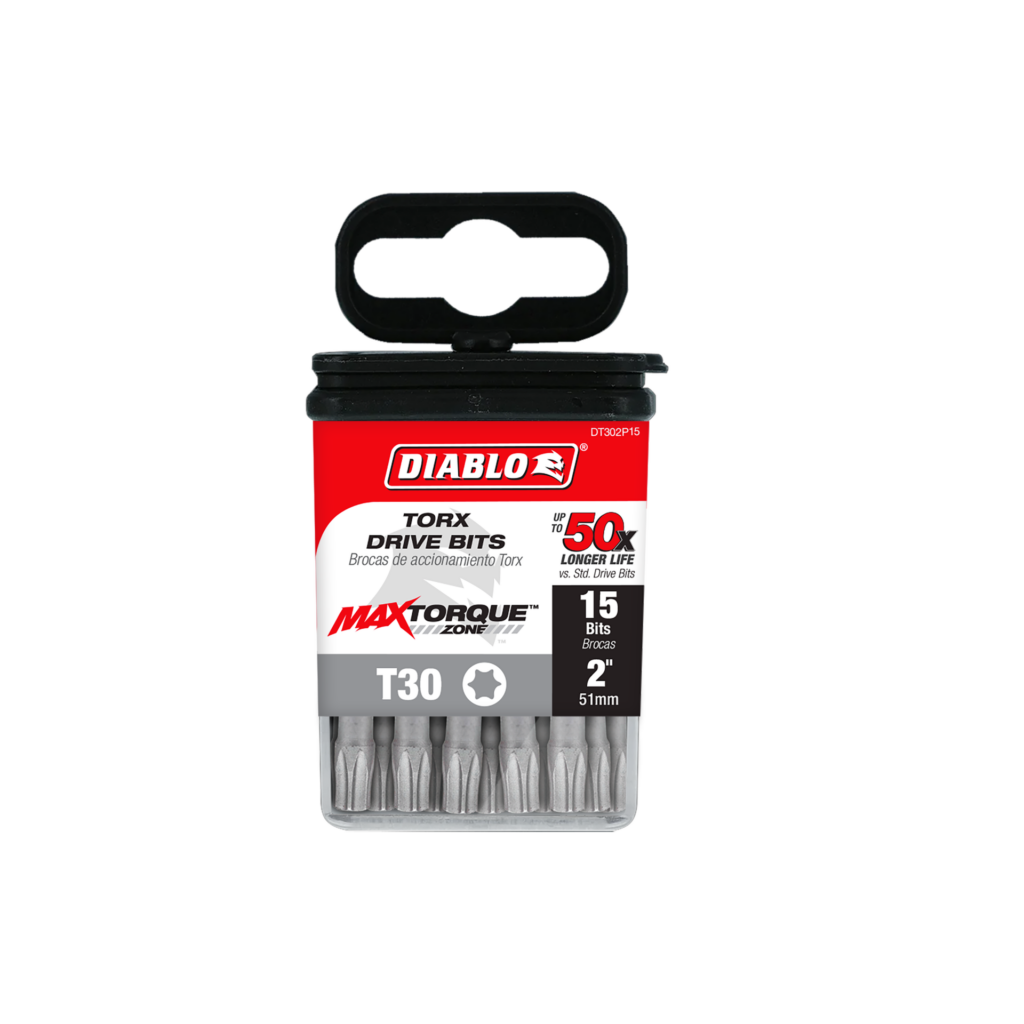 2" #30 Torx Drive Bits (15-Pack)