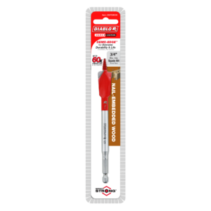 3/4" x 6" Demo Demon™ Spade Bit for Nail-Embedded Wood